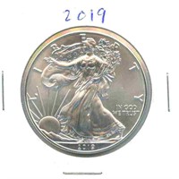 2019 U.S. American Silver Eagle $1 - 1 oz Fine