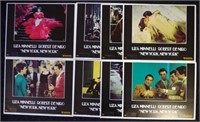 Set 8 original "New York, New York" lobby cards