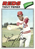 1977 Topps #655 Tony Perez VG