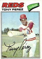 1977 Topps #655 Tony Perez VG