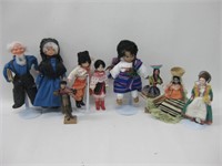 Lot Of Assorted World Dolls - 12" Tallest