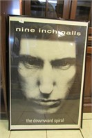 Framed Nine Inch Nails Poster