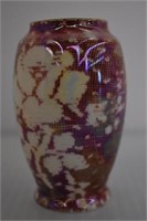 ROYAL WINTON VASE - PINK BROCADE PATTERN - 3 1/2"H