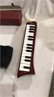 Melodically instrument, case,