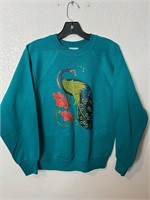 Vintage Peacock Crewneck Sweatshirt