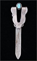 Fred Harvey Navajo Sterling & Turquoise Book Mark