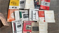 Assorted Massey Ferguson Equipment Manuals lot