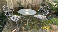 Heavy Iron Painted Patio Set