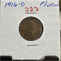1916-D WHEAT PENNY CENT
