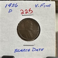 1926-D WHEAT PENNY CENT SCARCE DATE