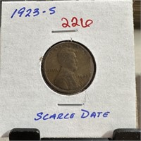 1923-S WHEAT PENNY CENT SCARCE DATE