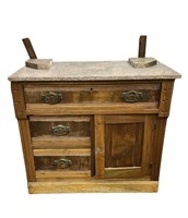 East Lake Victorian Dresser with Marble Top and 3