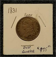 1831 bust quarter