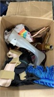 Box of miscellaneous items, and bags see all