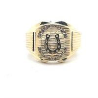 14KT Yellow Gold Men's Ring