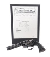 Colt SAA Bisley Model .45 LC Revolver w/Letter