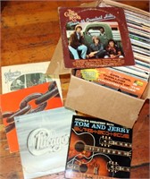 LP Record Box 80-90 - Chicago, Grass Roots, Guitar