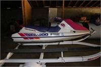 Seadoo Bombardier GTX Watercraft & Double Trailer
