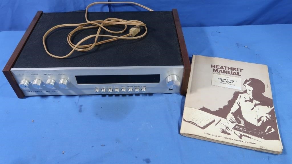 Heathkit Manual & AM-FM Stereo Receiver in box