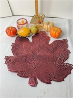 Fall placemats and Decor