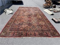 KARISTAN RUG - DOES HAVE STAINS & WEAR