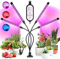NEW $32 LED Grow Lights For Indoor Plants, 4 Arms
