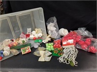 Christmas decorations and craft pieces