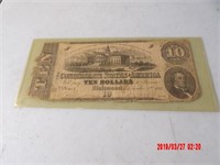 DEC 2 1862 CONFEDERATE STATE OF AMERICA $10