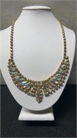 Vintage Aurora Rhinestone Necklace