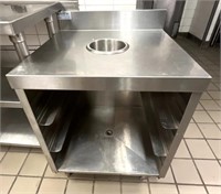 Stainless Steel Kitchen Disposal Table
