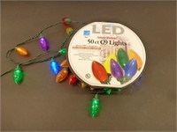 * LED Light String, 50 Lights, 21 ft. Long, Large