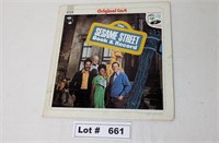 SESAME STREET ORIGINAL CAST LP AND BOOK
