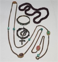 Vintage Costume Jewelry Necklaces Bracelet