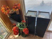 Flowers & lighted display boxes
