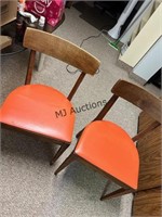 (2) Chairs (Orange)
