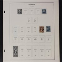US Revenue Stamps 1860s First Issue collection, co