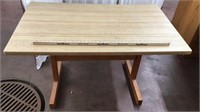 Wooden table no chairs