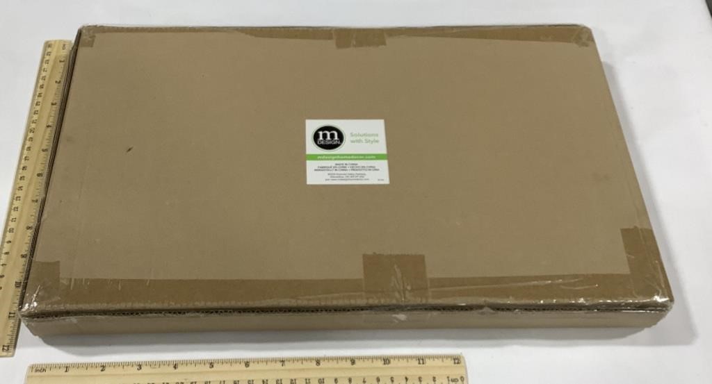 M Design glass laptop riser-black- new in box