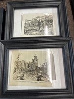 Vintage marines pictures with frame