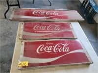 3-Coca Cola Signs--1-37", 2-23"