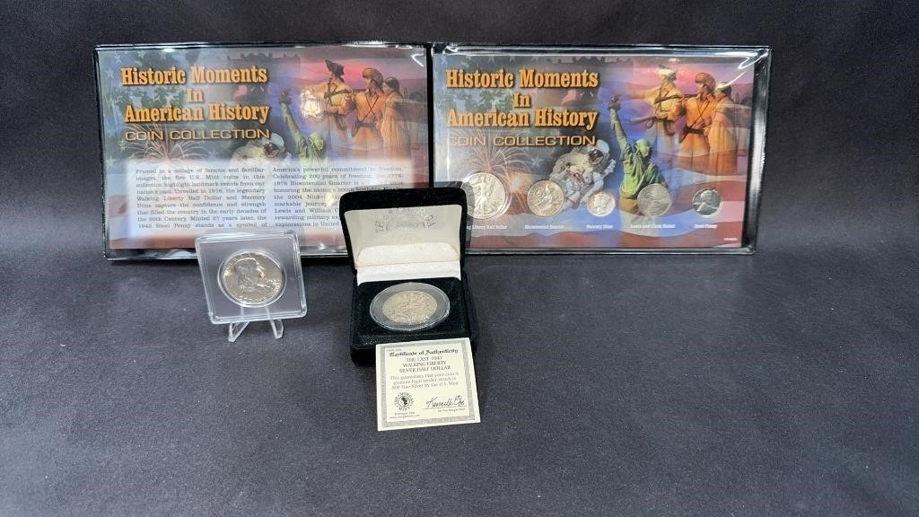 Silver Coins, Gold Jewelry, Silver Bars, Advertising Auction