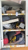 Shelf of miscellaneous car items