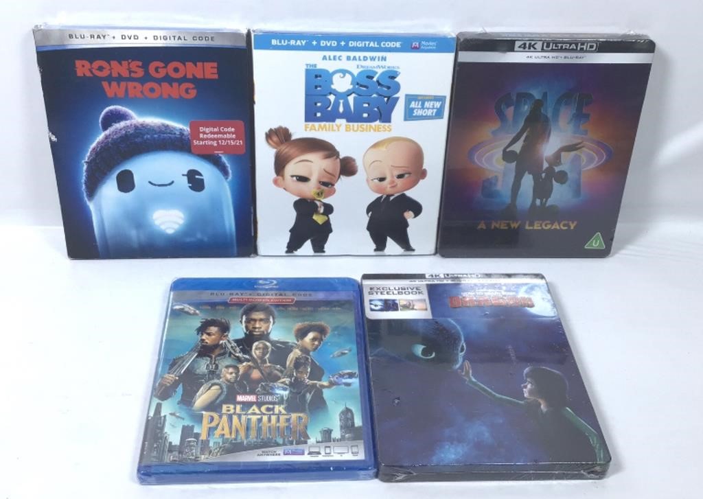 New Lot of 5 Family Blu-Ray