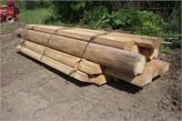 Bundle of Assorted Milled & Peeled Logs, Approx 10