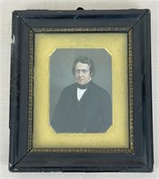 19th Century Miniature Portrait of Man