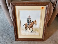 1906 Cowboy artwork
framed print