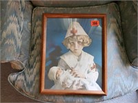 Antique Red Cross artwork
framed print