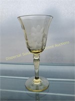 Yellow Liqueur Glass