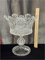 Vintage Shannon Crystal Fireland Crown Compote