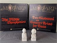 Time Life Mozart LP Collection and Composer Busts